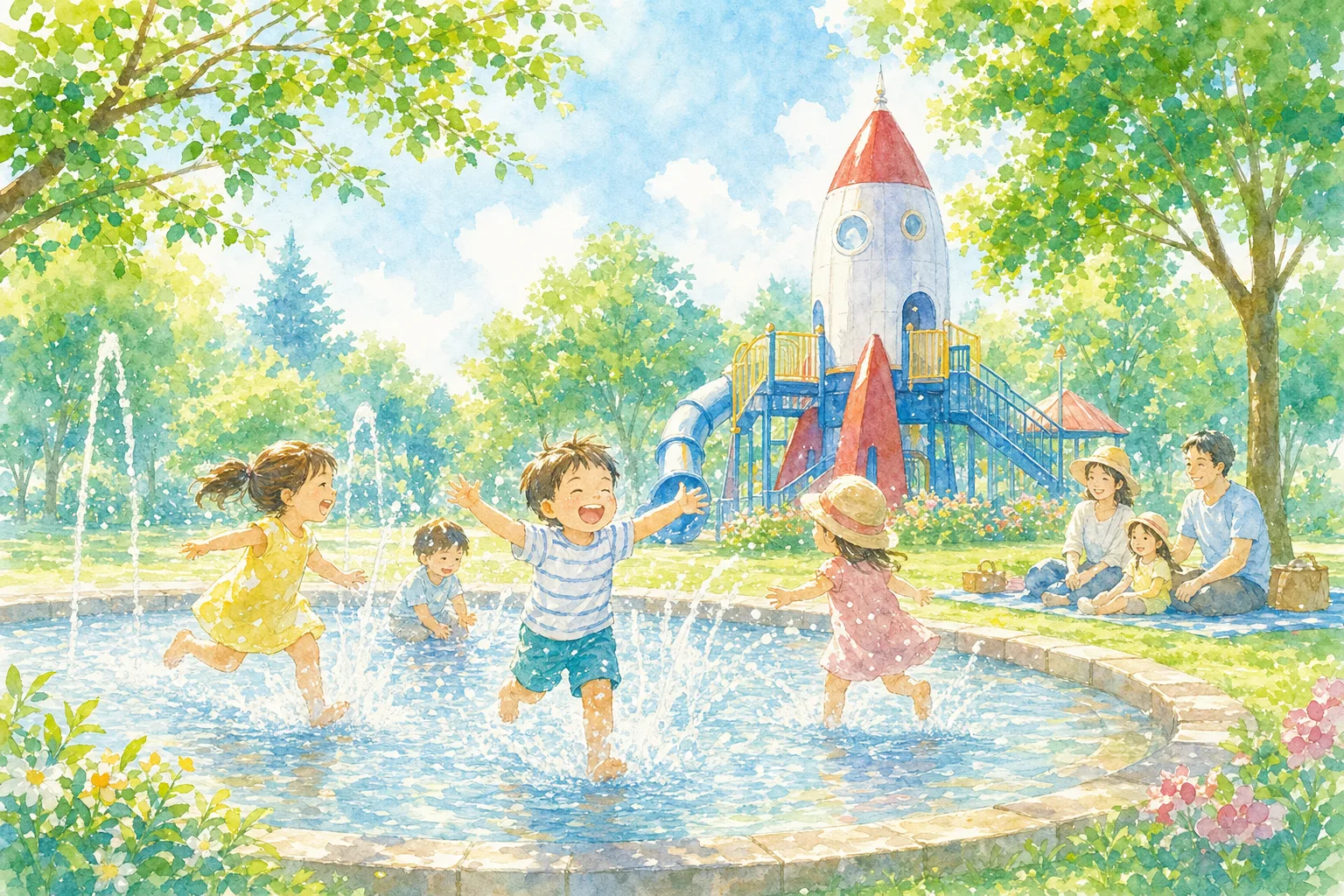 2026年 天草公園 ジャブジャブ池噴水 1日満喫コース