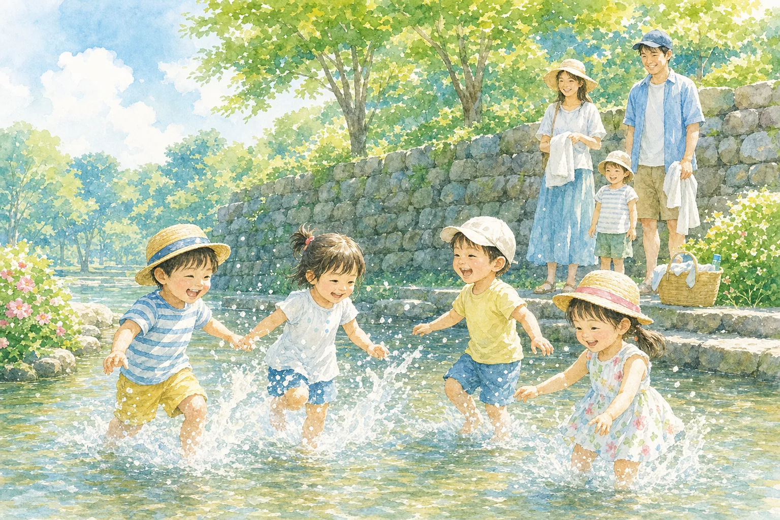 2026年 加納公園 徒渉池 1日満喫コース