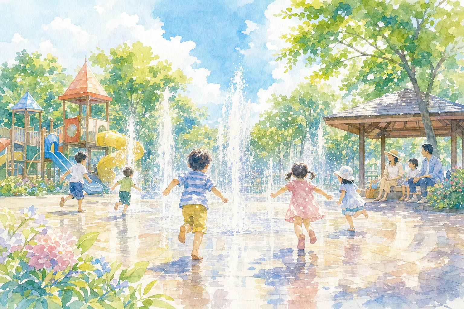 2026年 清水台総合公園 噴水広場 1日満喫コース