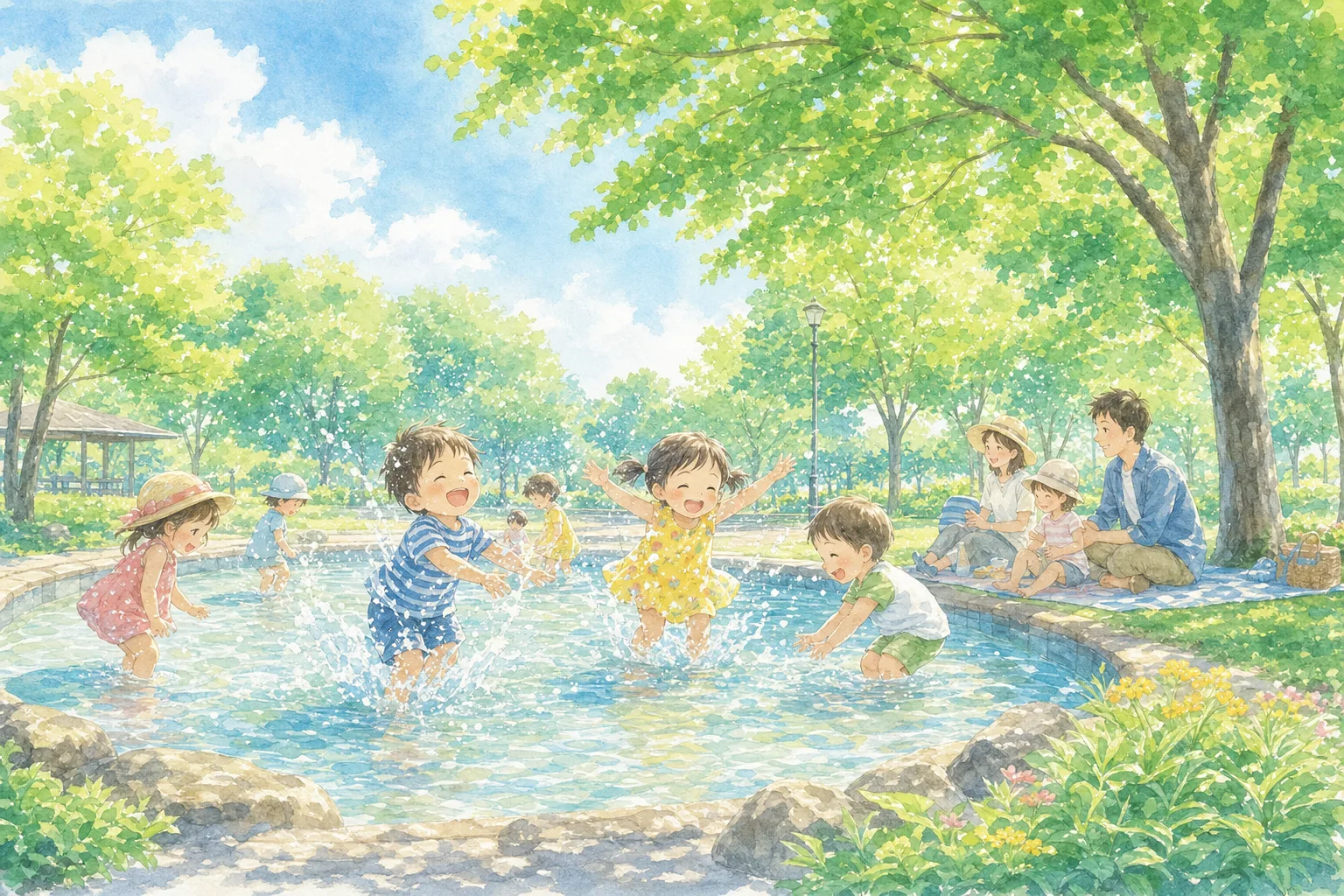 2026年 やなぎ公園 水遊び池 1日満喫コース