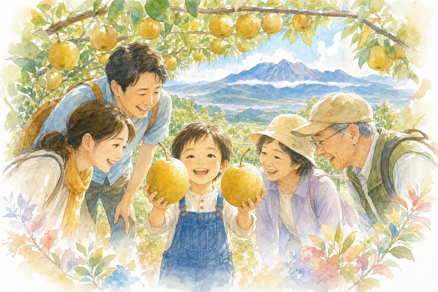 2026年 小原梨園(梨狩り)の味覚狩り 1日満喫コース