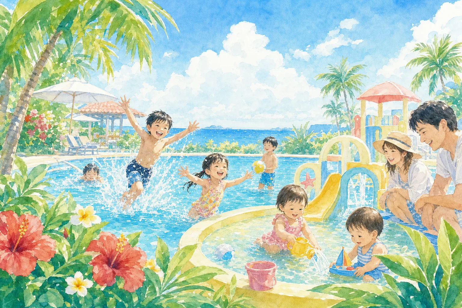 2026年 北谷公園水泳プール 1日満喫コース
