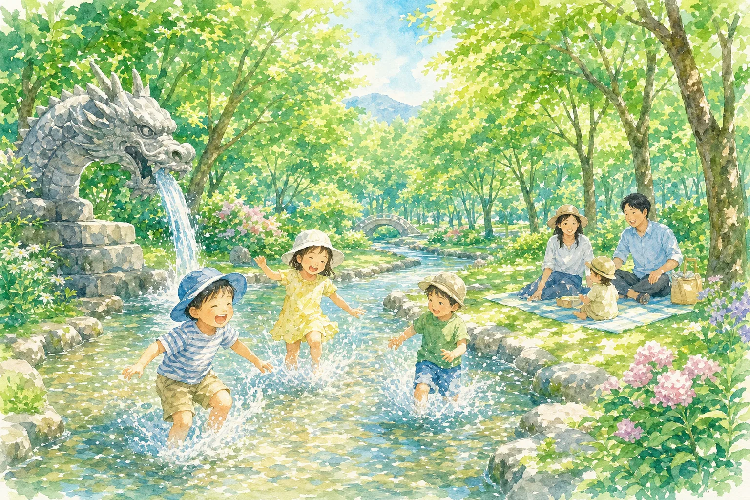 2026年 龍ケ崎市森林公園 水遊びエリア 1日満喫コース