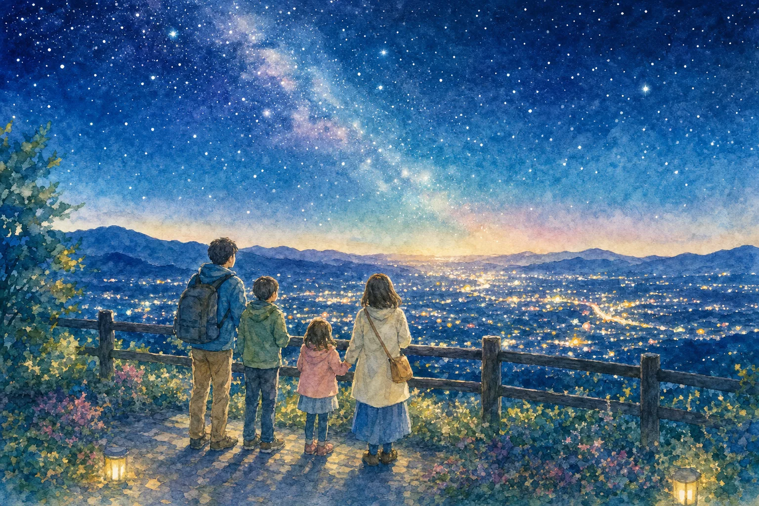 2026年 美の山公園の星空 1日満喫コース