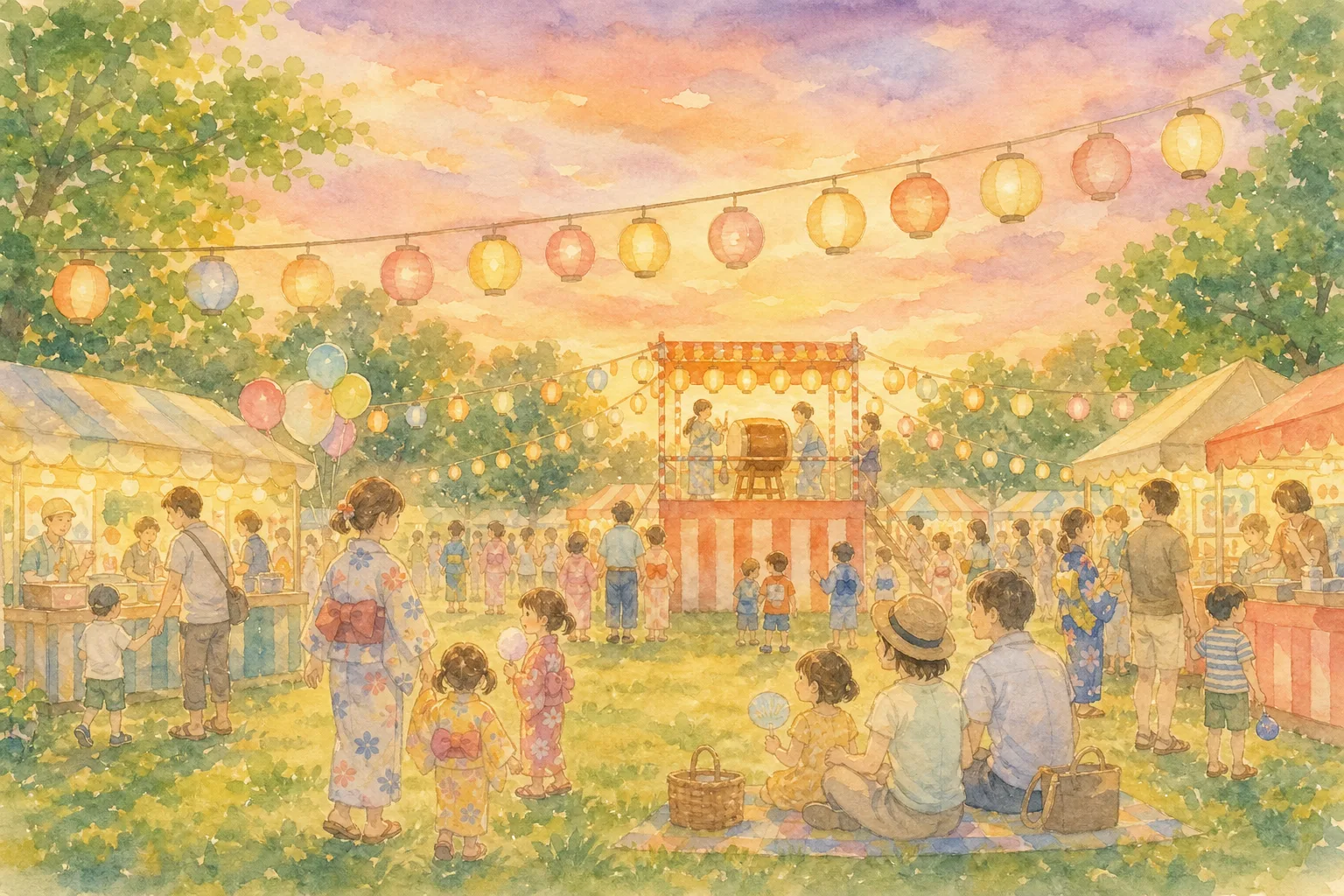 てんしば(天王寺公園エントランスエリア) てんしば夏祭り会場