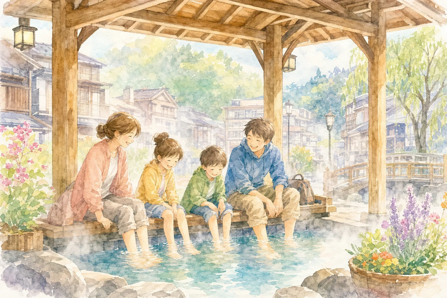 温泉ゆめ広場 足湯