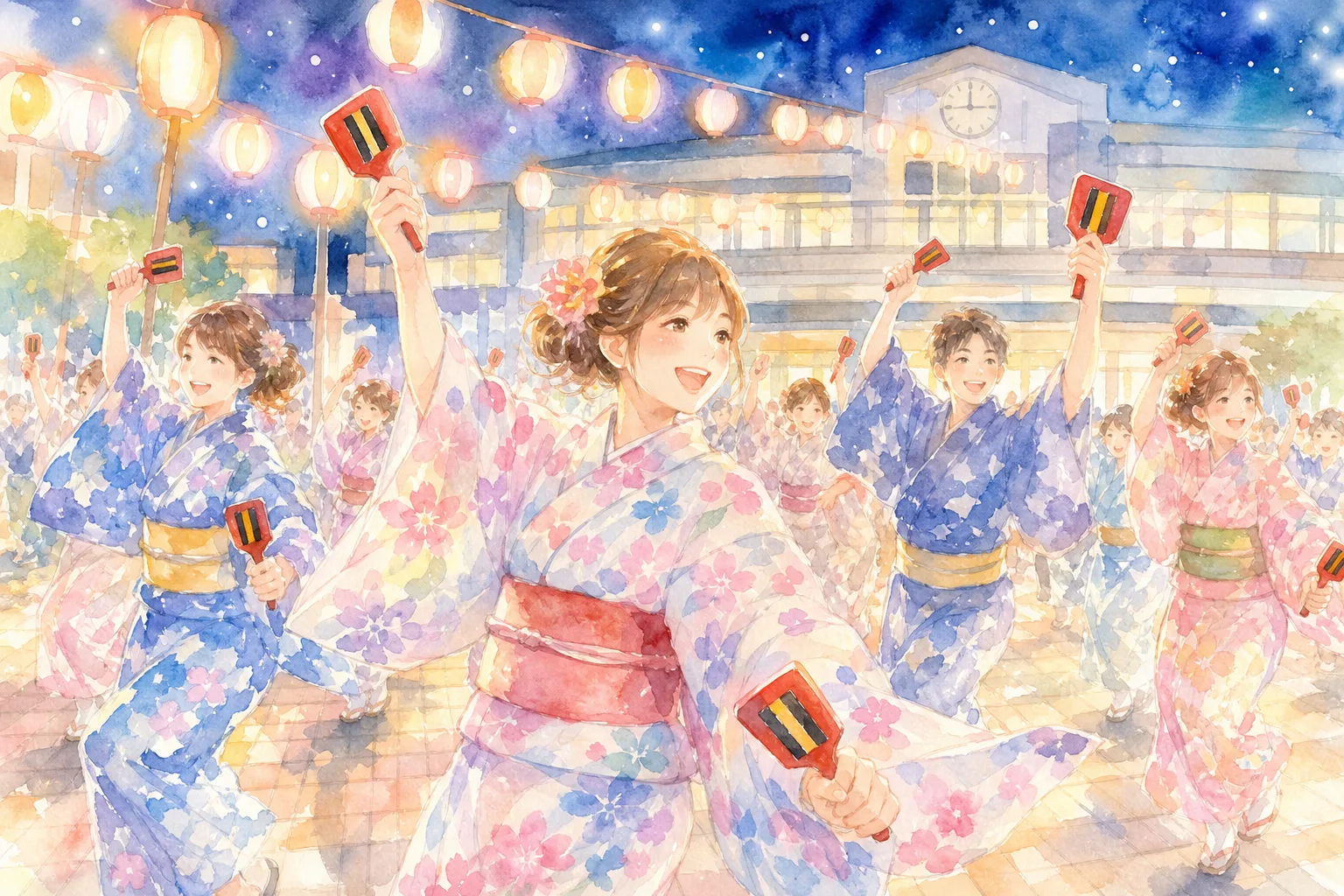 JR奈良駅前広場 バサラ祭り会場