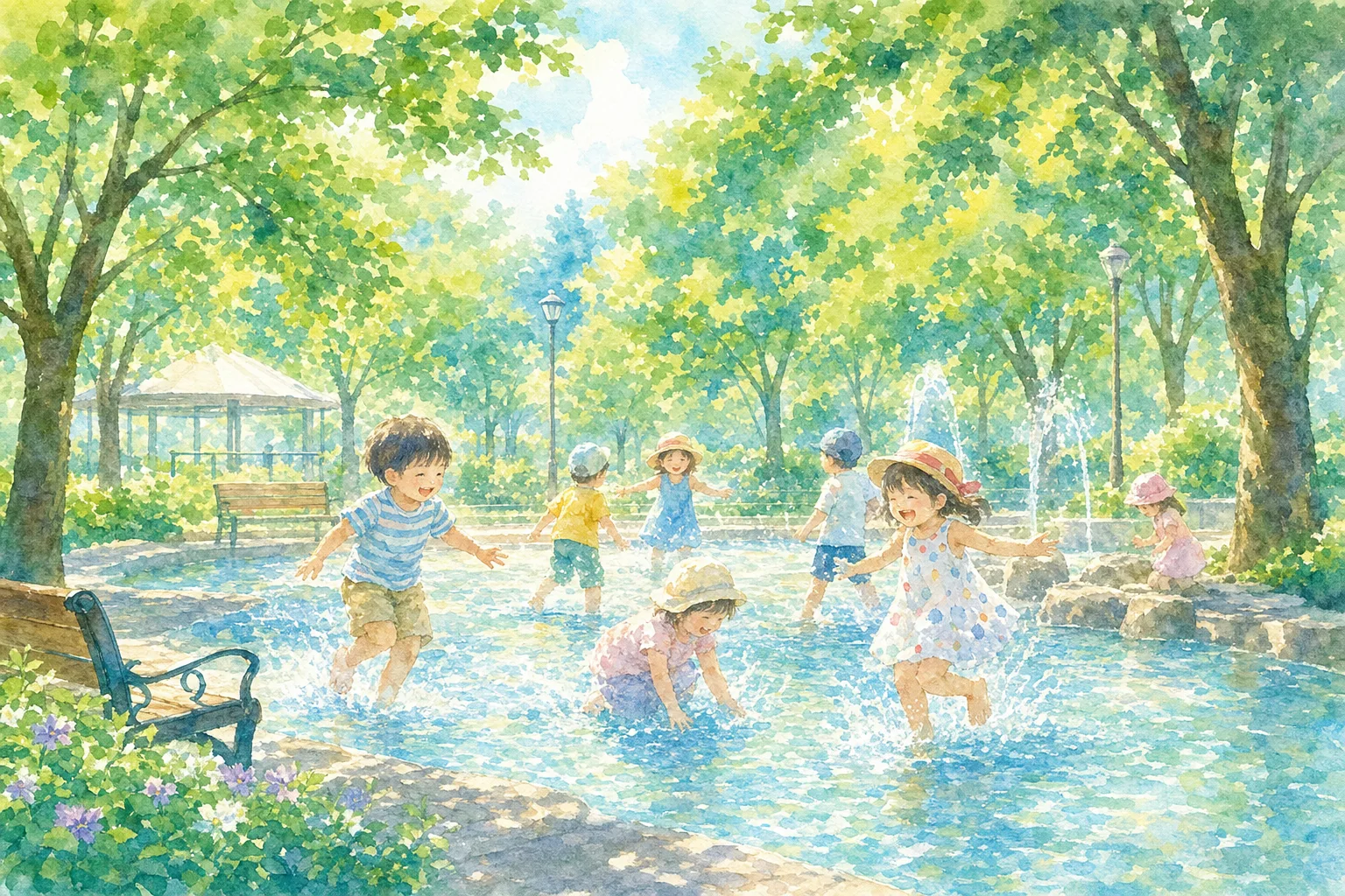 2026年 西井堀せせらぎパーク 水遊び場 1日満喫コース