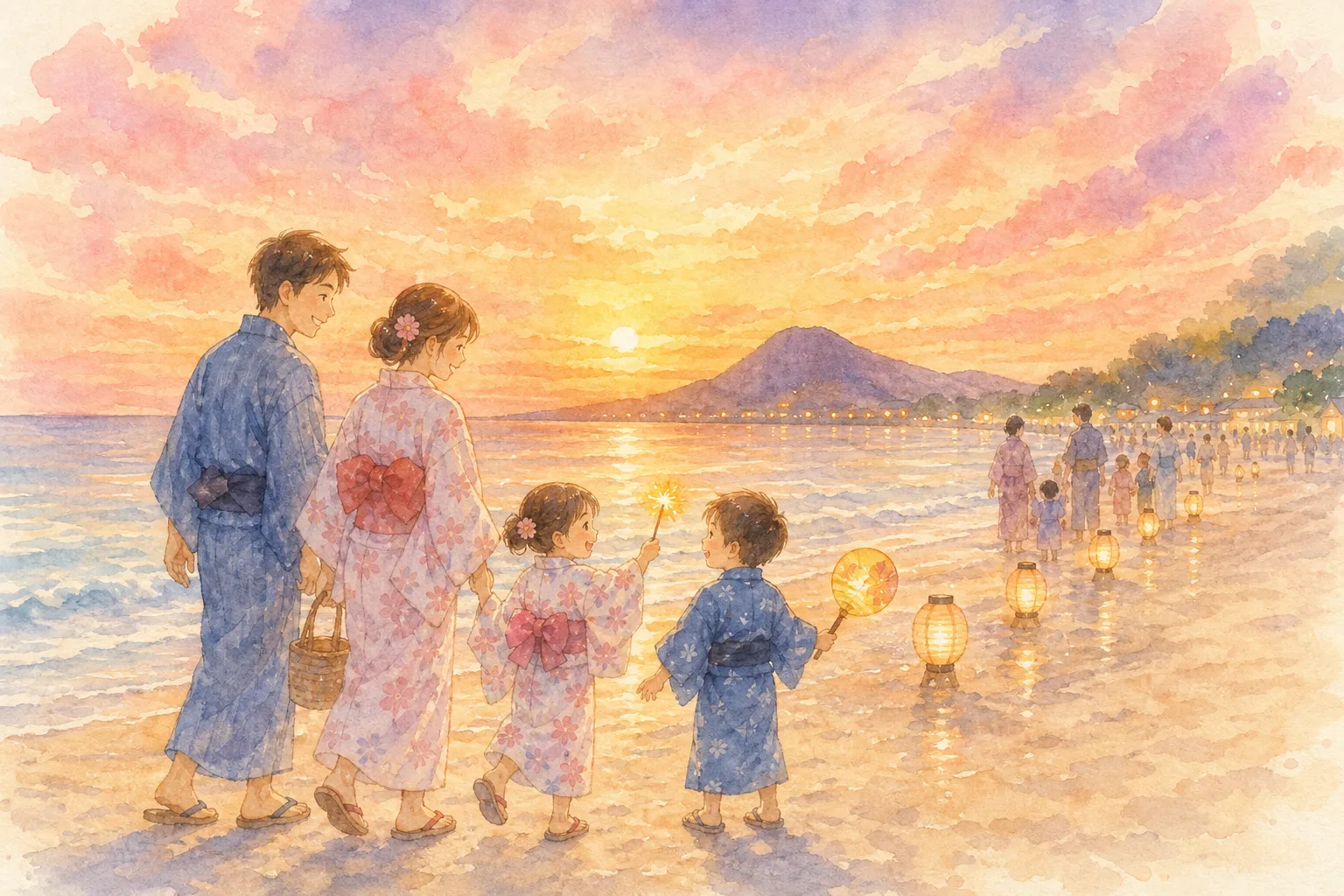 菊ヶ浜(萩夏まつり会場)