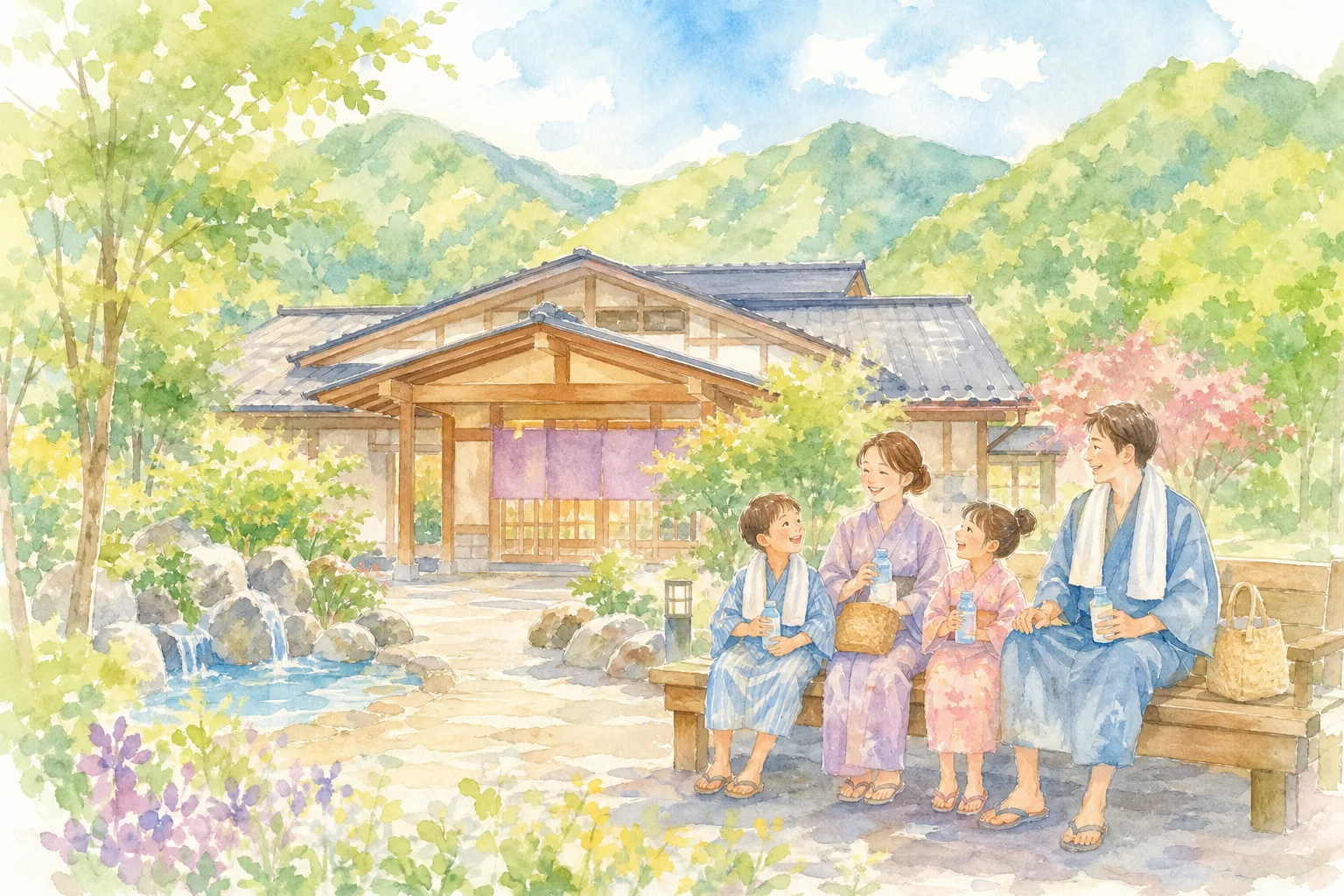 南郷温泉 山霧