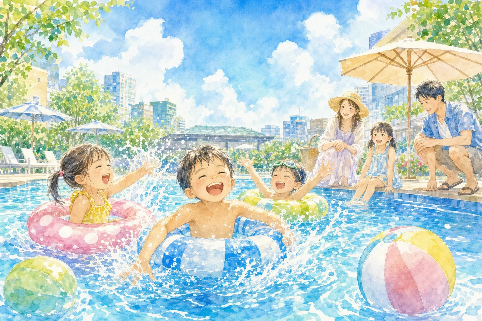 2026年 新松戸プール 1日満喫コース