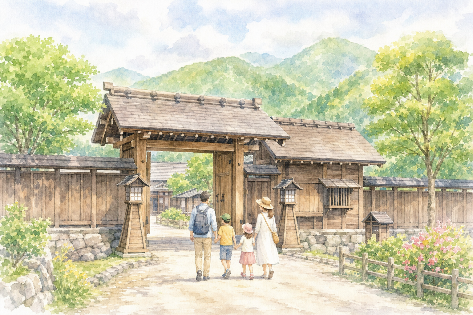 贄川関所