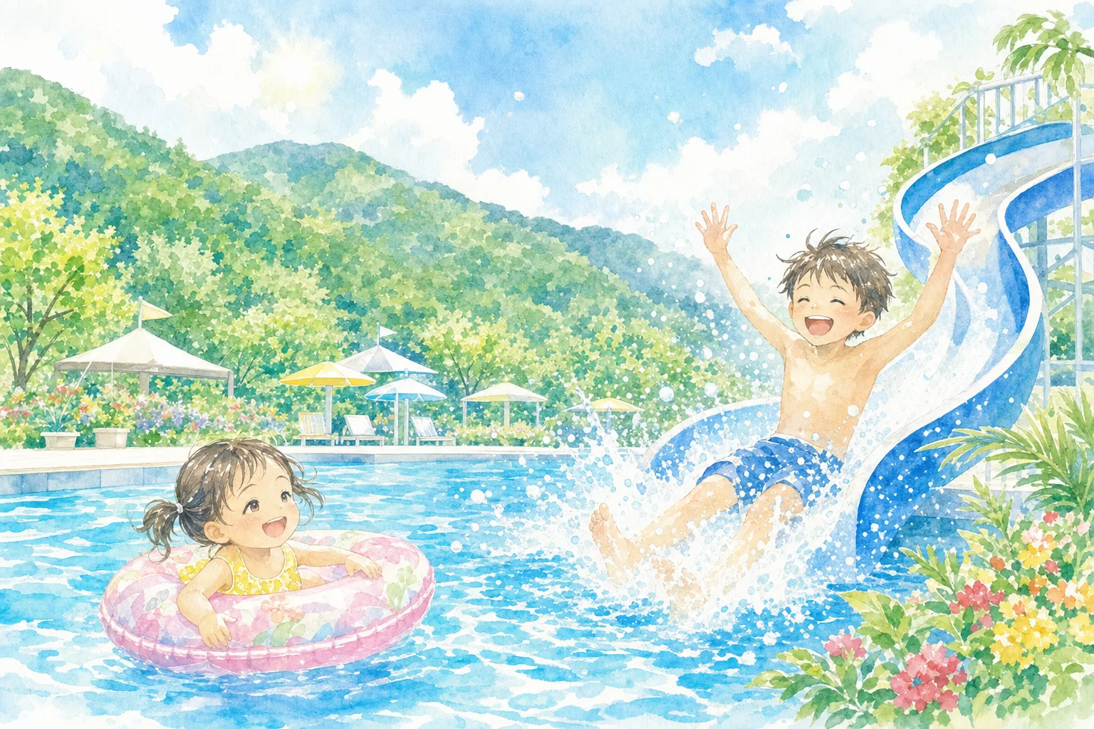 2026年 朝日ケ丘公園水泳プール 1日満喫コース