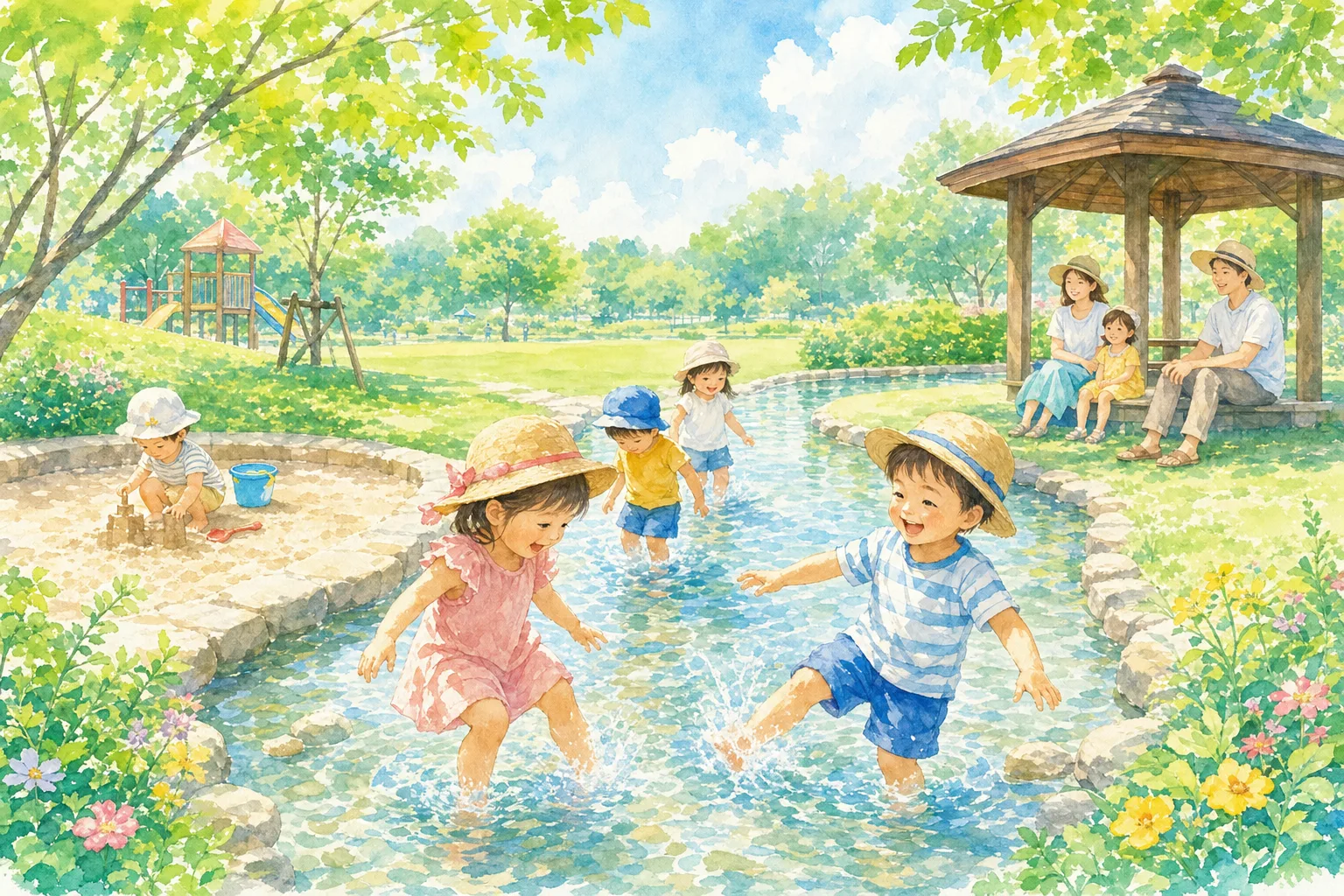 2026年 矢護川公園 水遊び水路 1日満喫コース