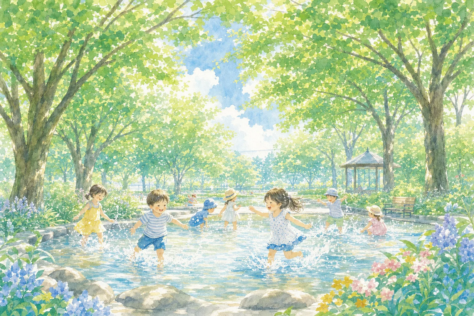 2026年 赤羽台けやき公園 水遊び場 1日満喫コース