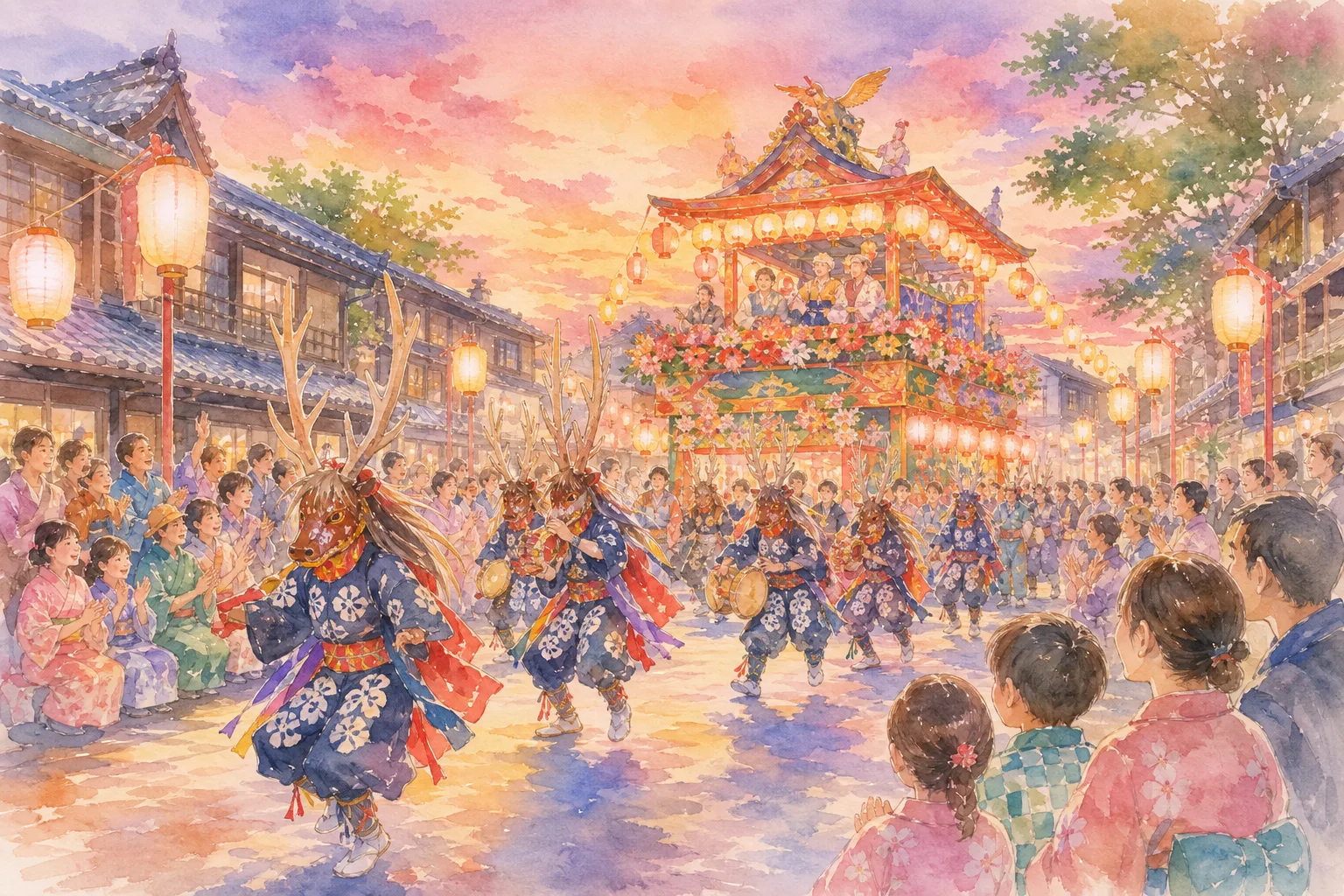 上町・おまつり広場周辺 花巻まつり会場
