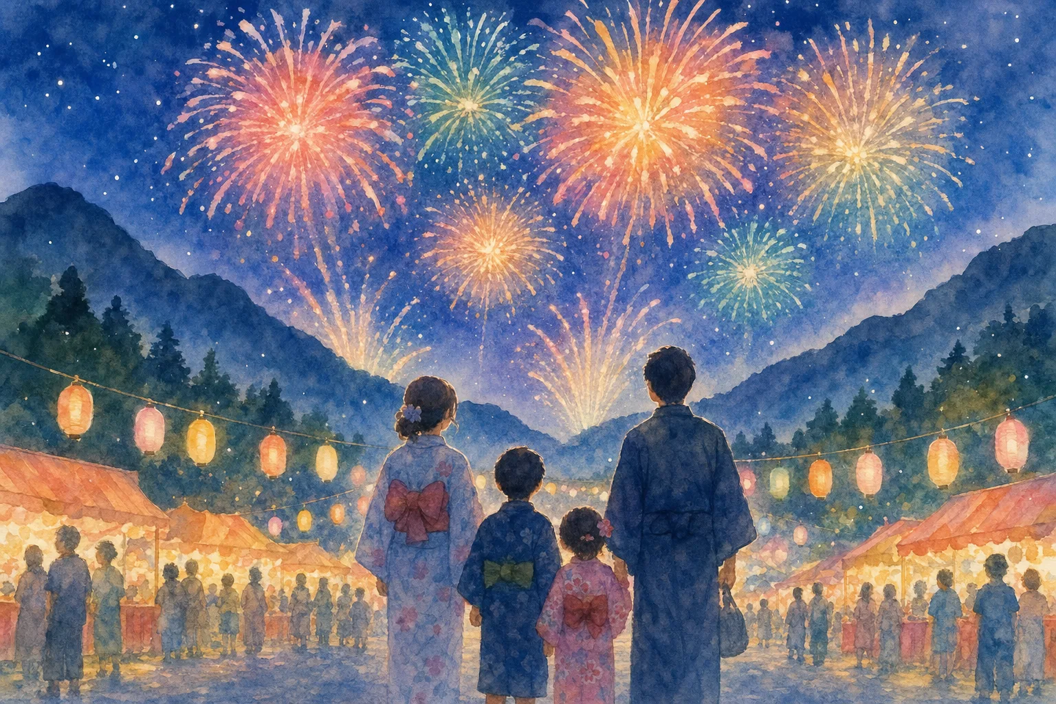 日の出町民グランド(ひので夏まつり花火大会会場)