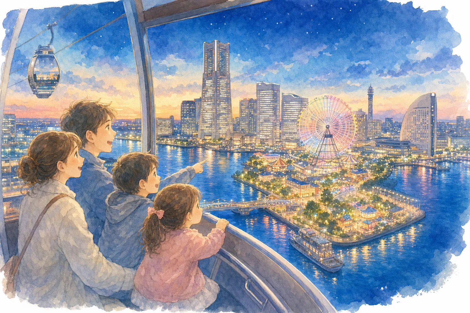 2026年 YOKOHAMA AIR CABINの夜景 1日満喫コース