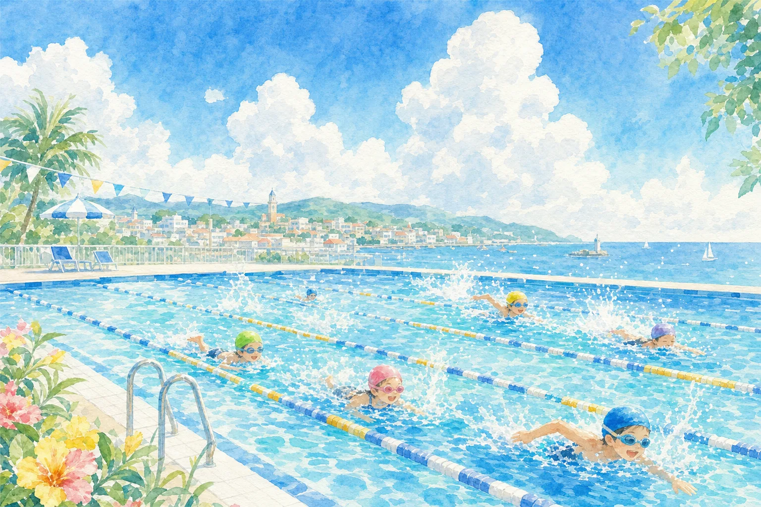 2026年 高洲スポーツセンター屋外プール 1日満喫コース