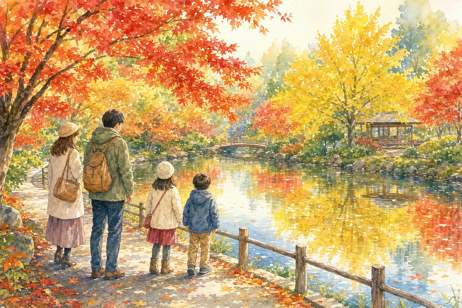 2026年 神奈川県立三ツ池公園の紅葉 1日満喫コース