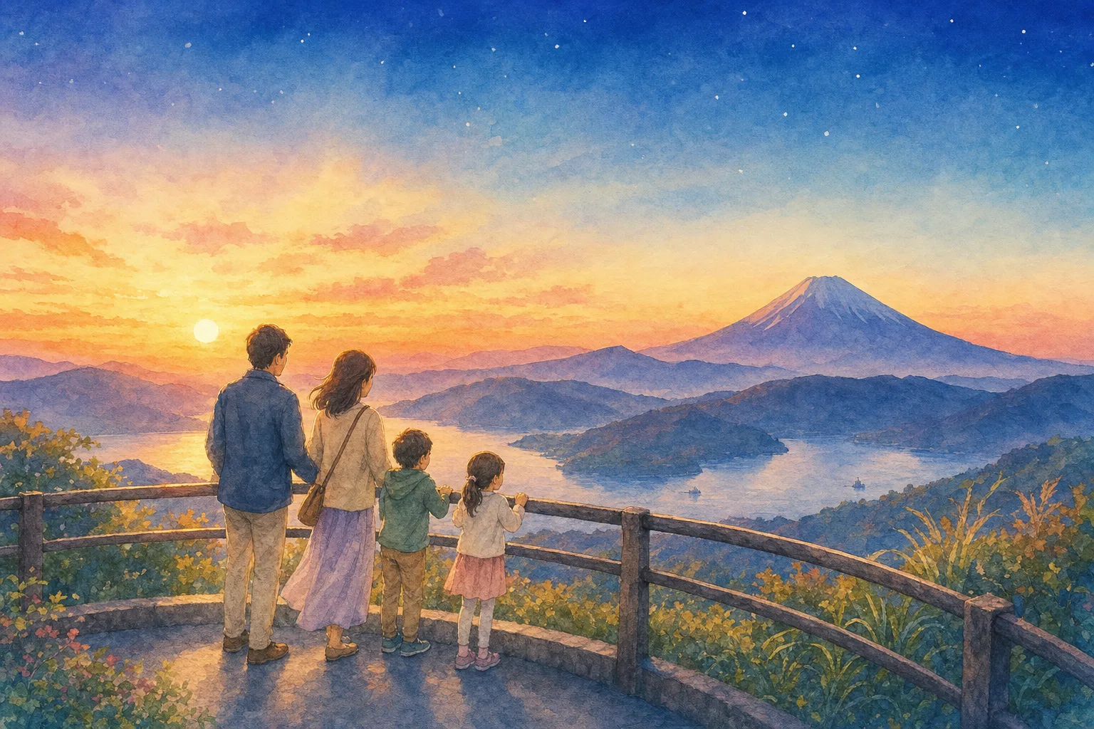2026年 大観山展望台の夜景 1日満喫コース