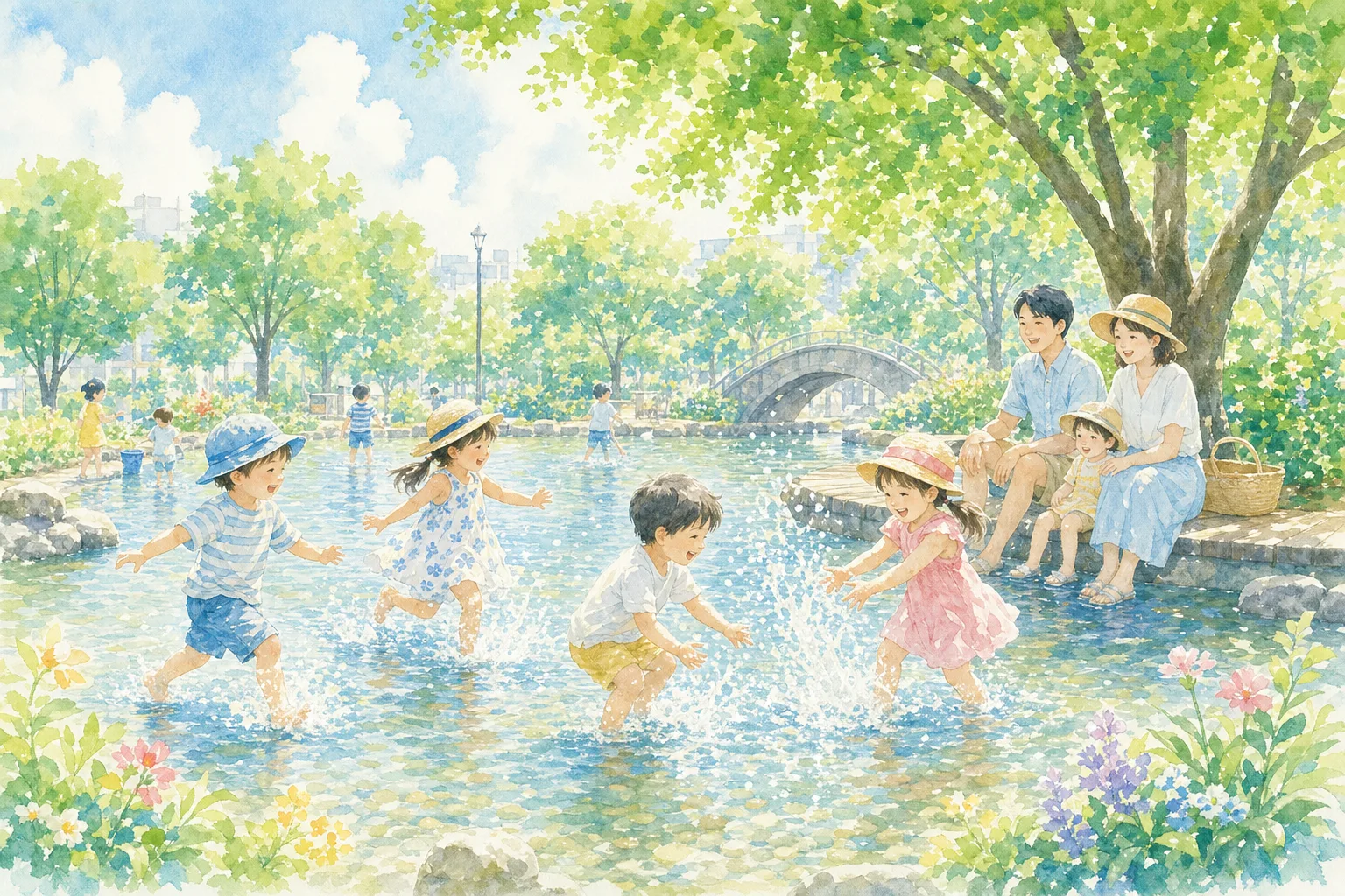 2026年 天王公園 じゃぶじゃぶ池 1日満喫コース