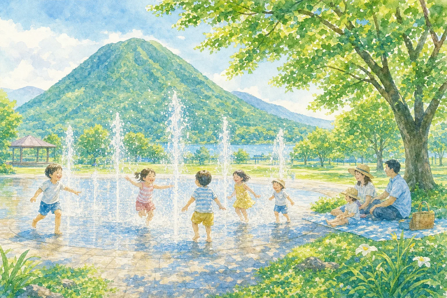 2026年 榛東村 親水公園の噴水 1日満喫コース