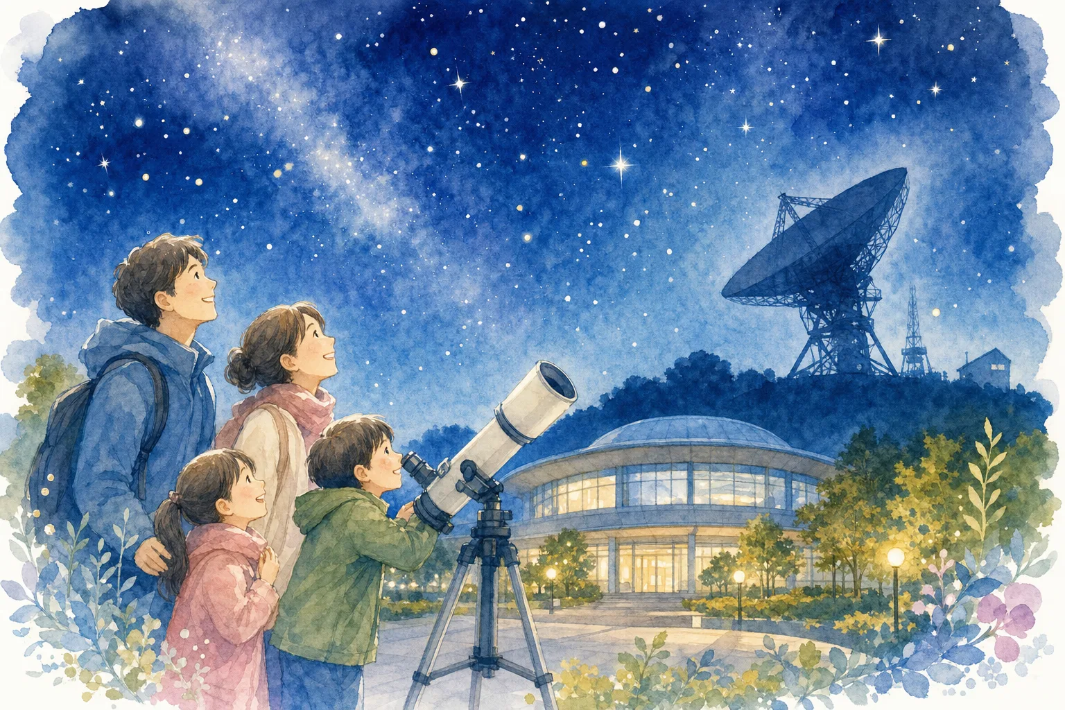 2026年 奥州宇宙遊学館の星空 1日満喫コース
