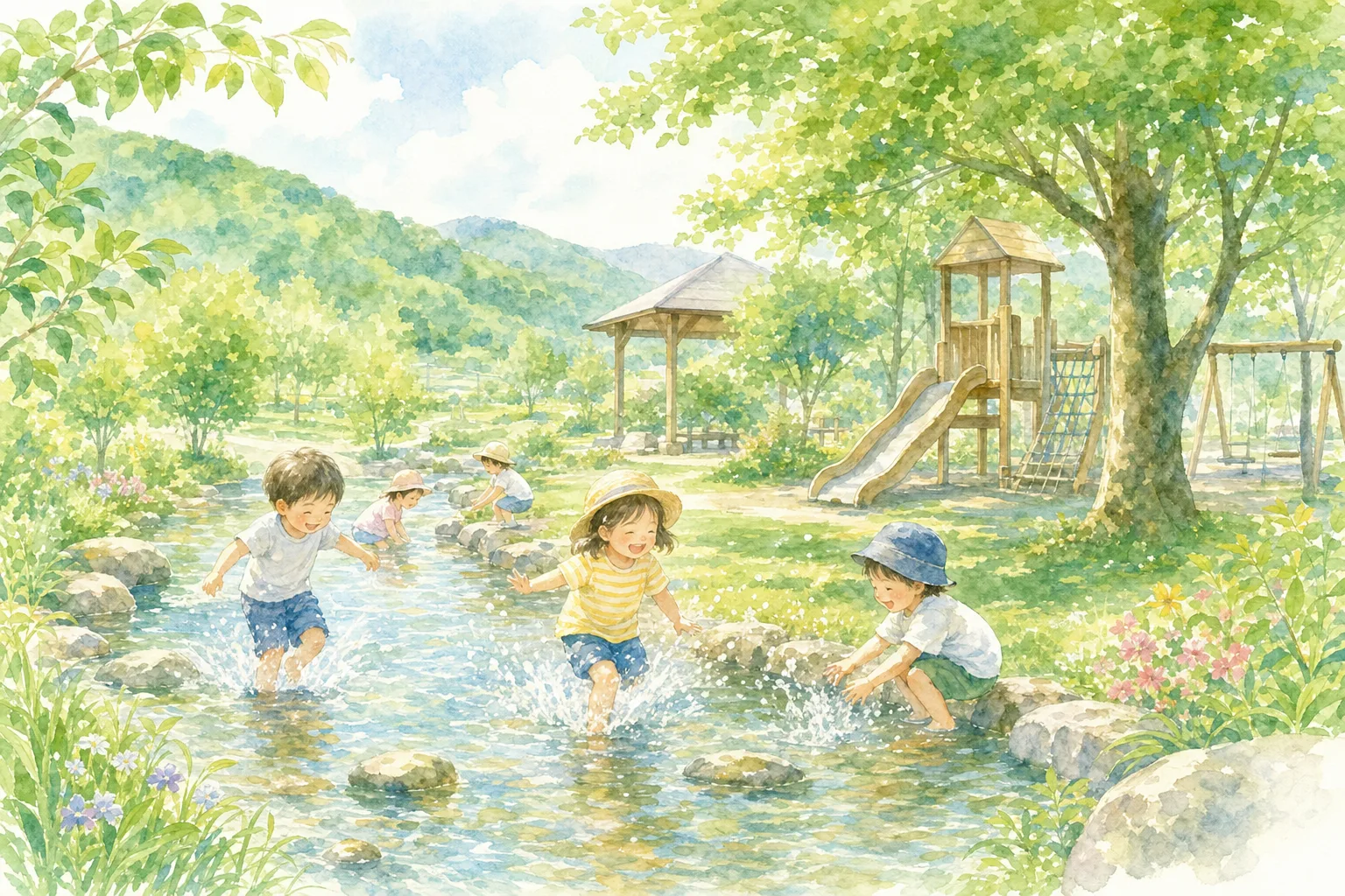 2026年 憩いの森公園 こどもひろばの小川 1日満喫コース