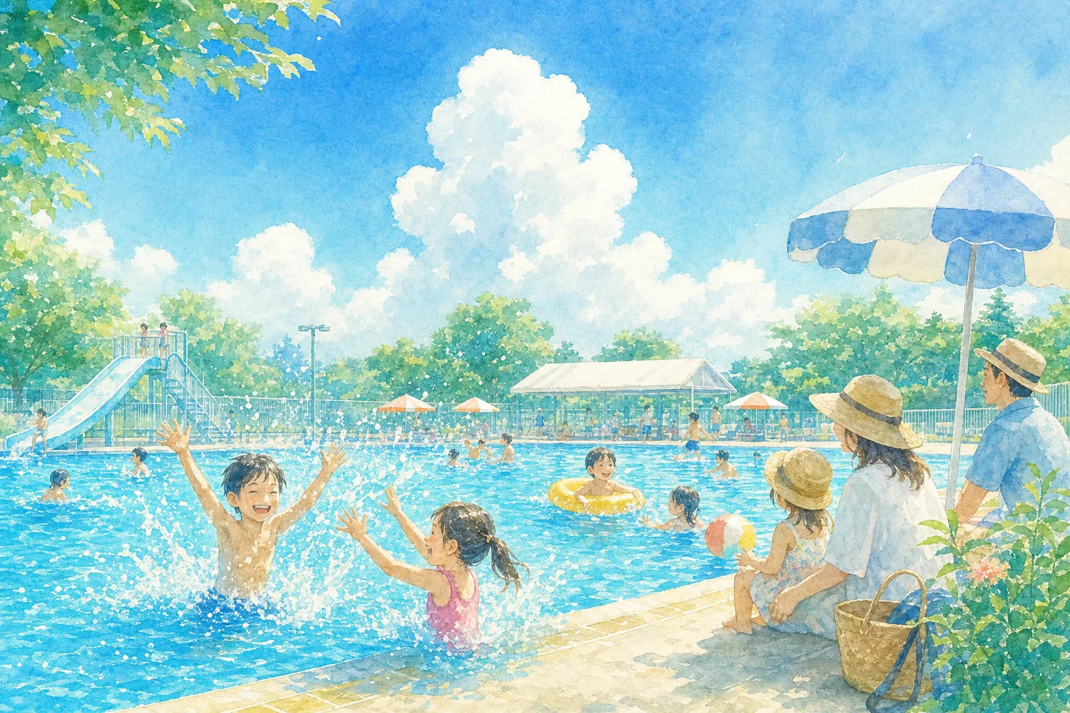2026年 三橋プール 1日満喫コース