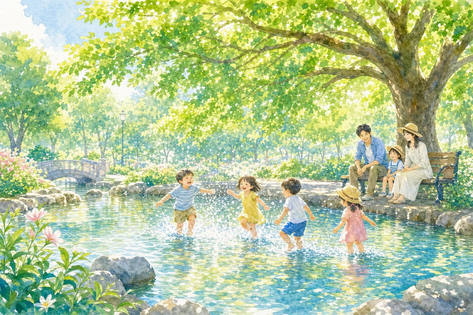 2026年 諏訪木西公園 じゃぶじゃぶ池 1日満喫コース