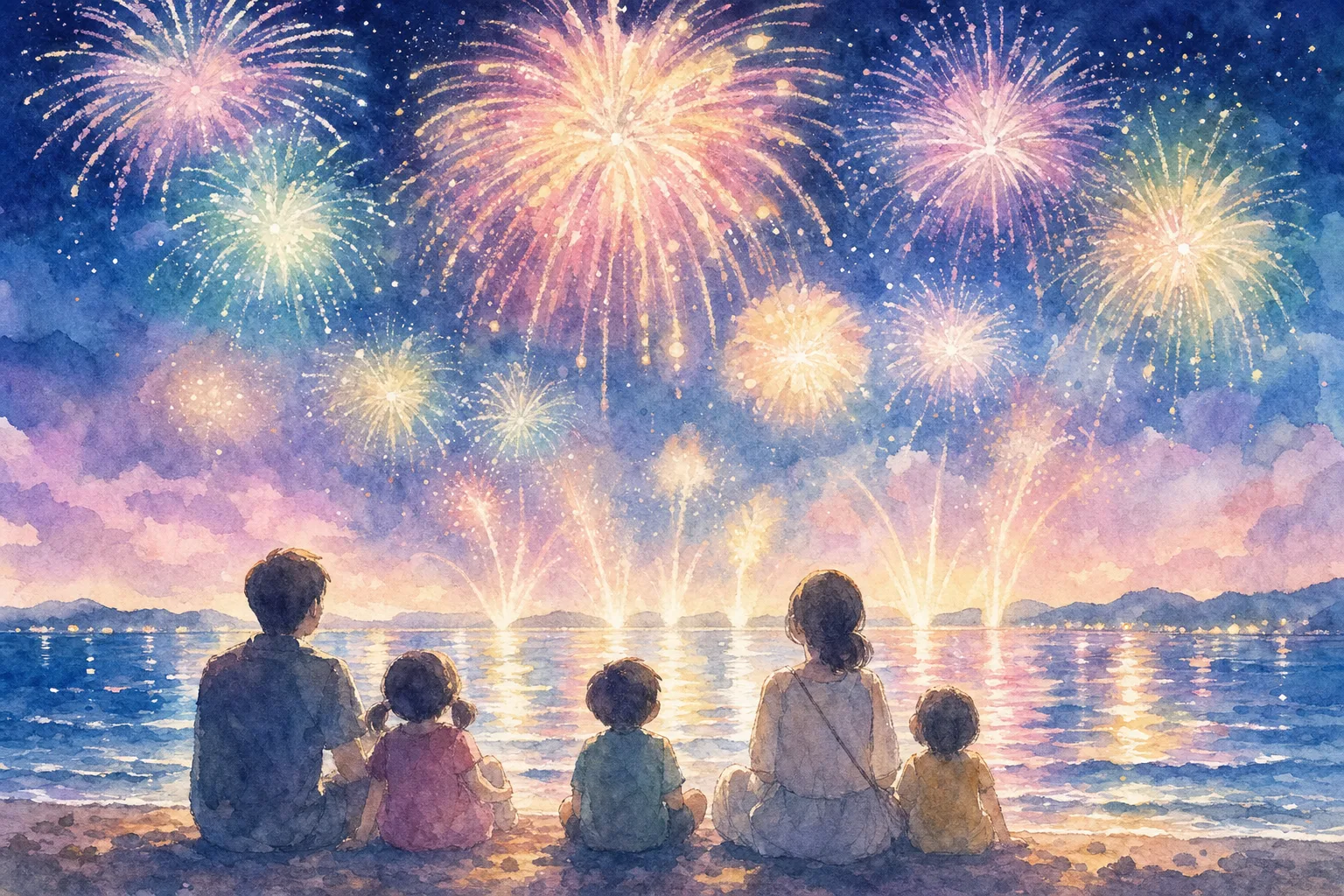 吉浦町百十周年記念 海上花火大会(吉浦新町)