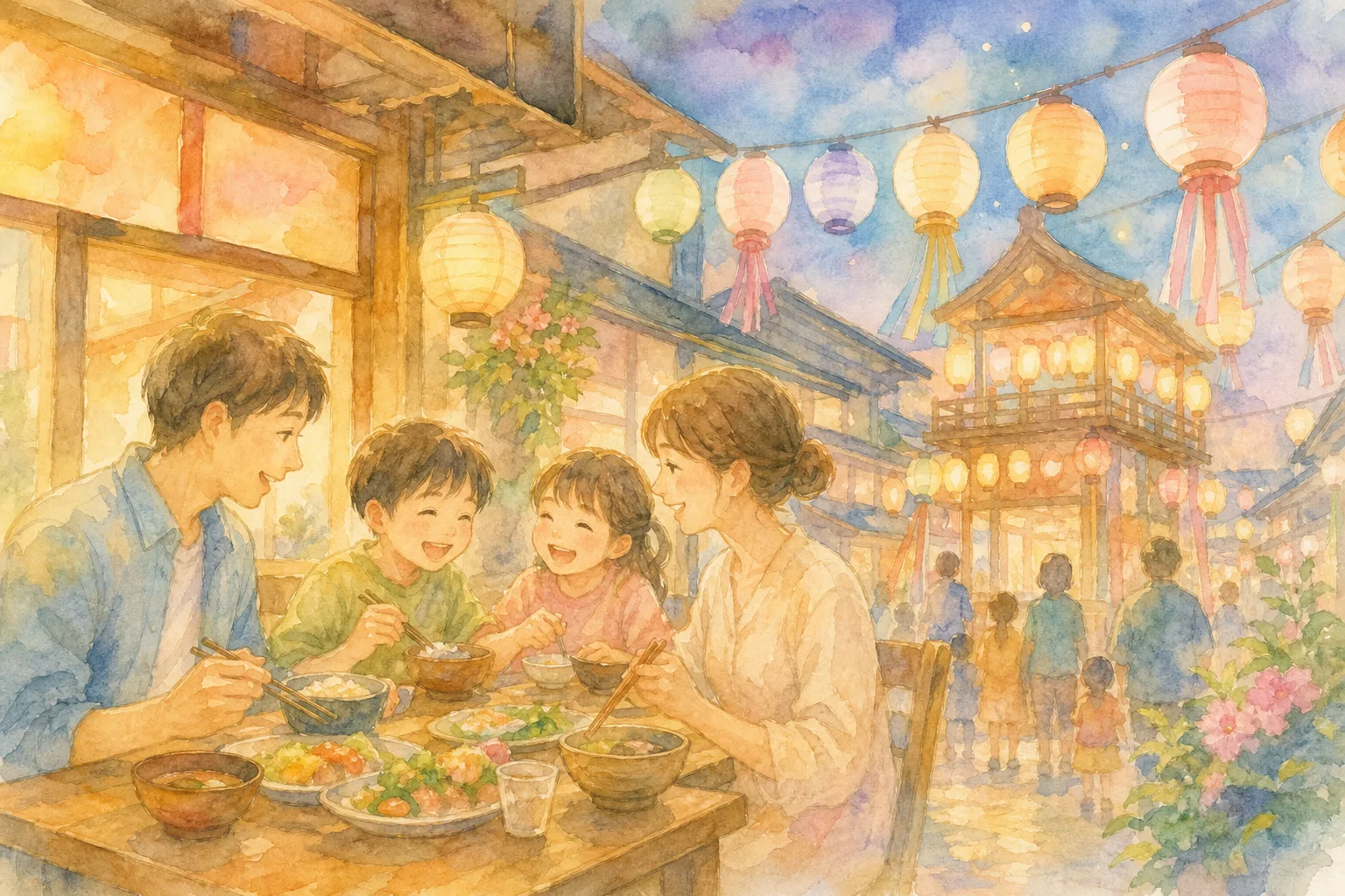 安来駅前