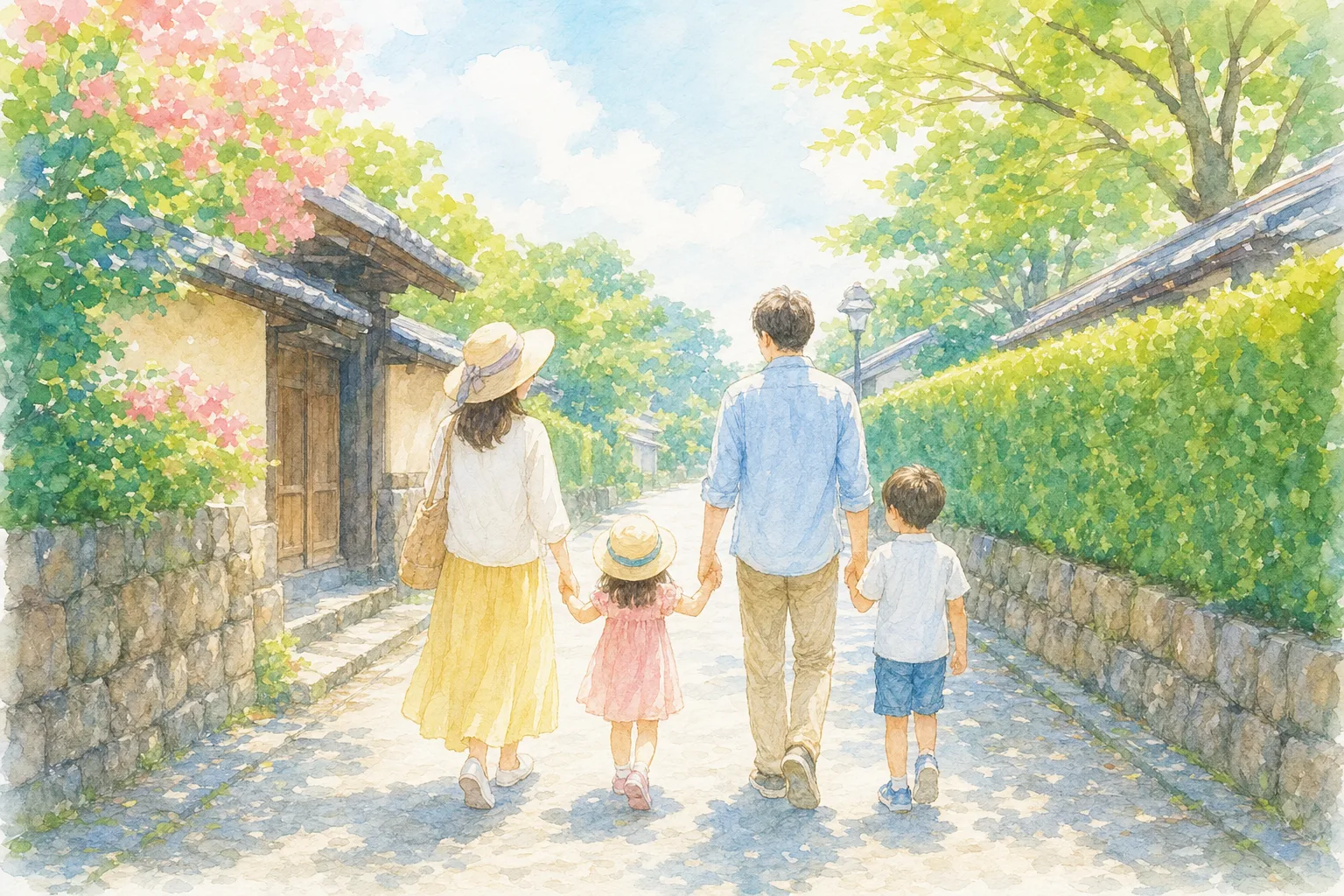 蒲生麓 武家屋敷通り