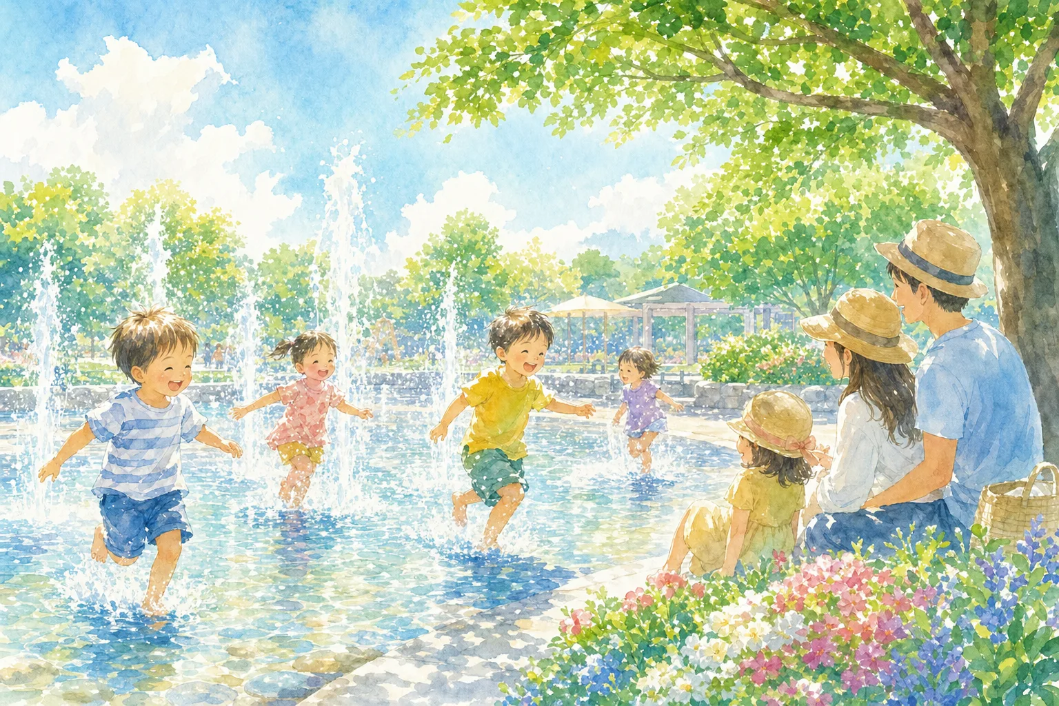 2026年 萩中公園 水遊び場 1日満喫コース