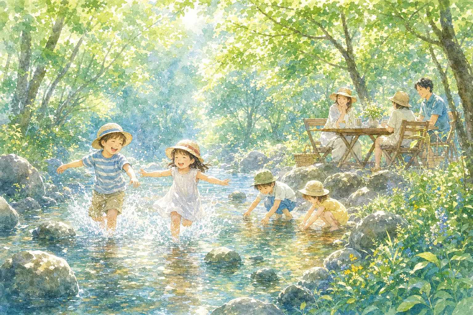 2026年 ひろしま遊学の森 広島市森林公園 ジャブジャブ川 1日満喫コース