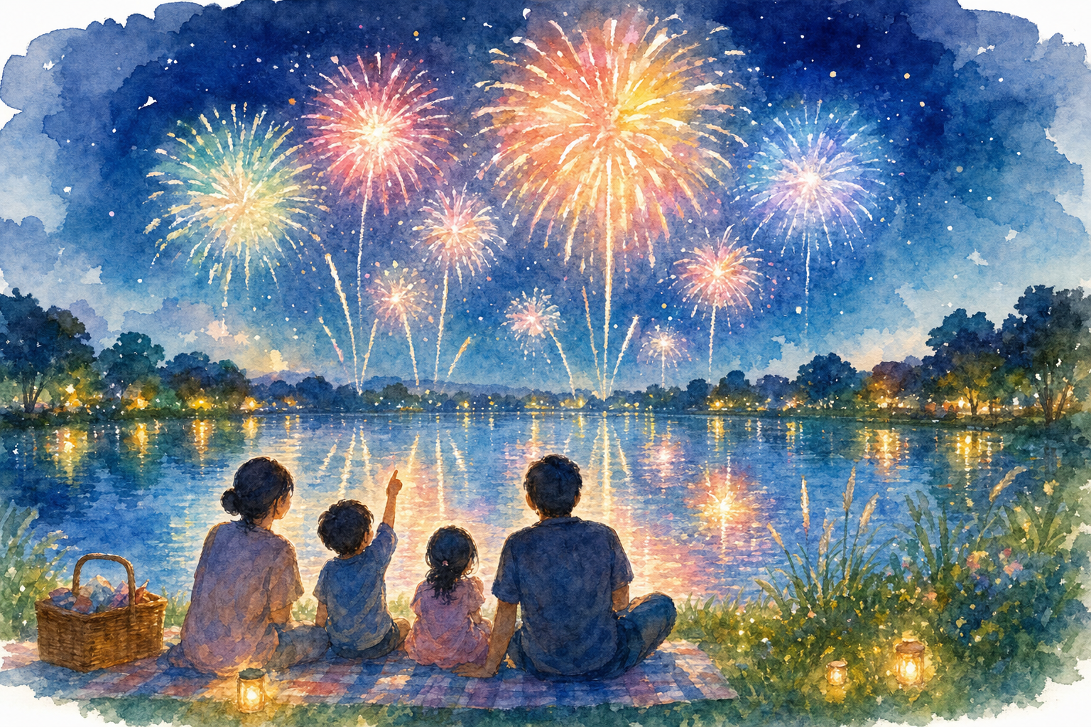 TKU 江津湖花火大会(下江津湖・水前寺江津湖公園広木地区)