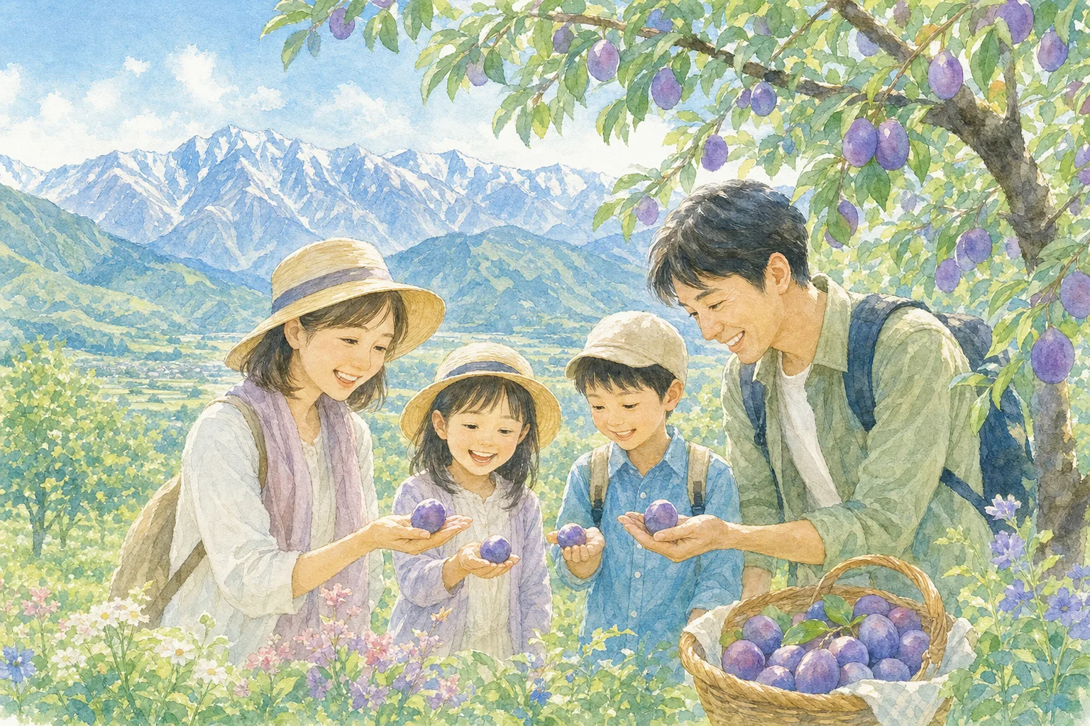 2026年 あづみ野フルーツらんどの味覚狩り 1日満喫コース