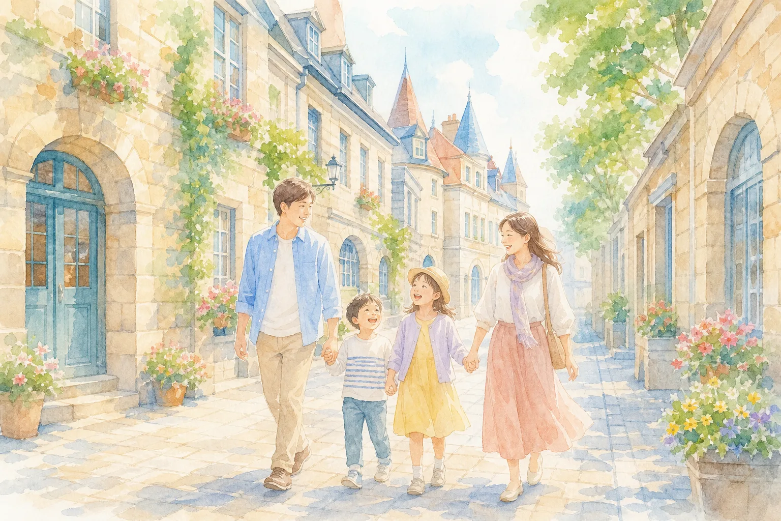 旧居留地 フリーウォーク（明石町筋）
