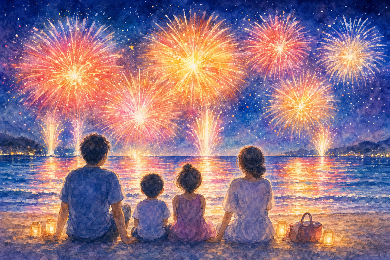 ぎおん柏崎まつり 海の大花火大会会場(みなとまち海浜公園一帯・中央海岸)