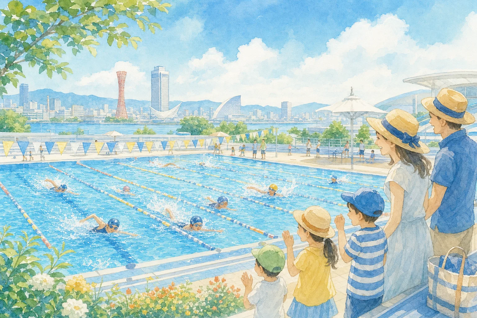 2026年 神戸市立ポートアイランドスポーツセンター 50mプール 1日満喫コース