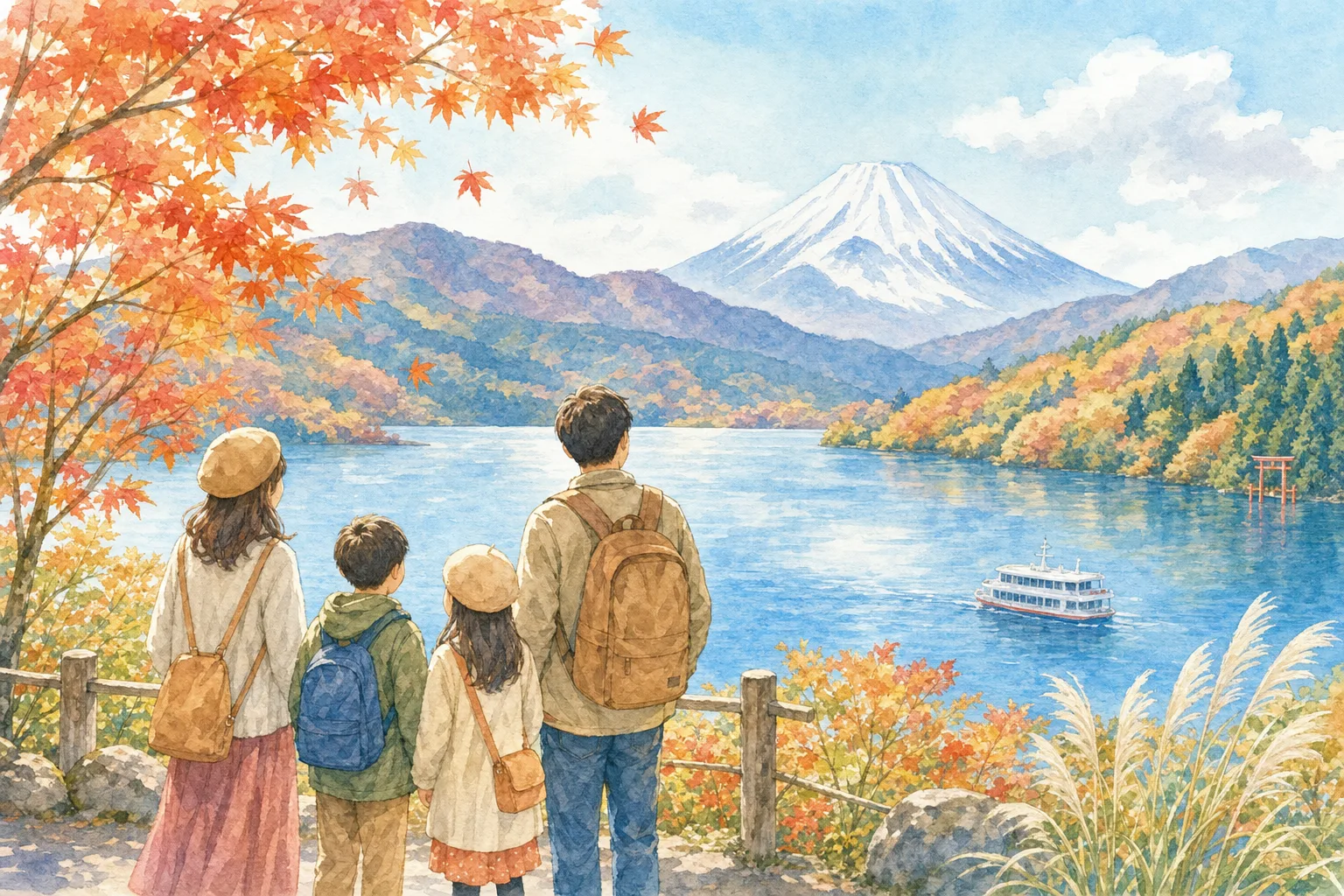 2026年 元箱根の紅葉 1日満喫コース