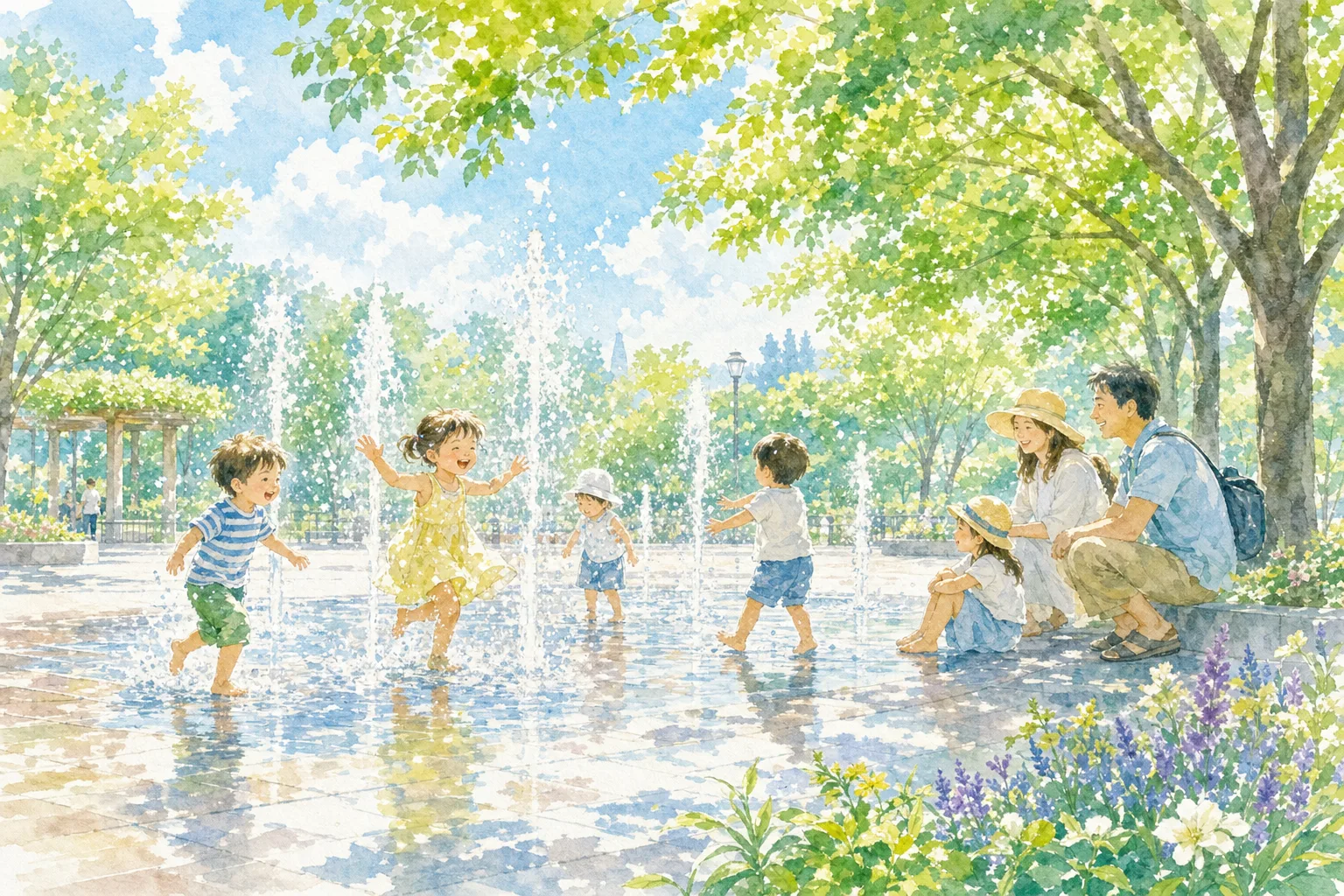 2026年 西東京いこいの森公園 噴水 1日満喫コース