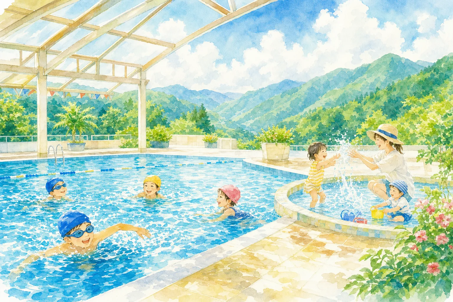 2026年 浅口市鴨方B&G海洋センタープール 1日満喫コース