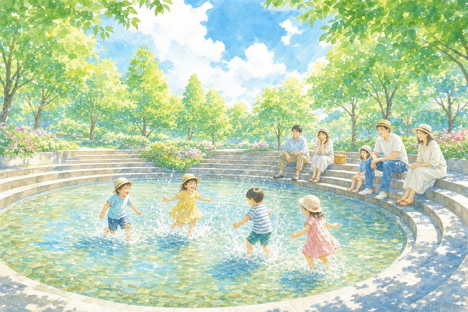 2026年 小平市立中央公園 水遊び施設 1日満喫コース