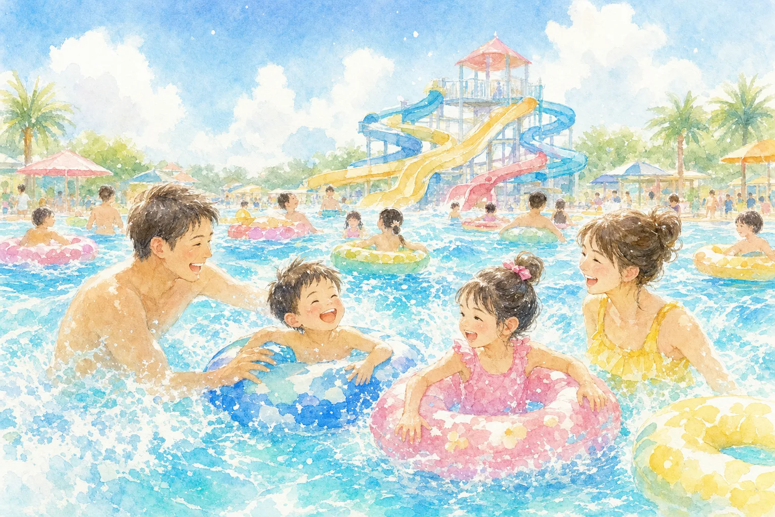 井頭公園一万人プール
