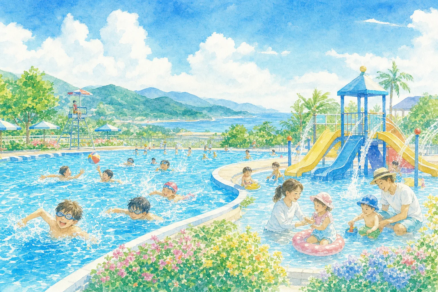 2026年 江津市民プール 1日満喫コース