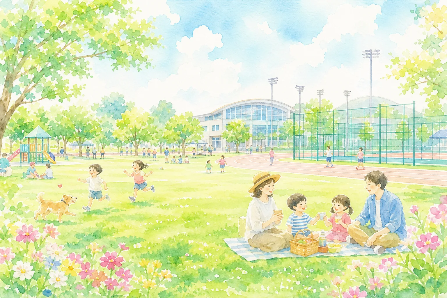 つくばみらい市総合運動公園