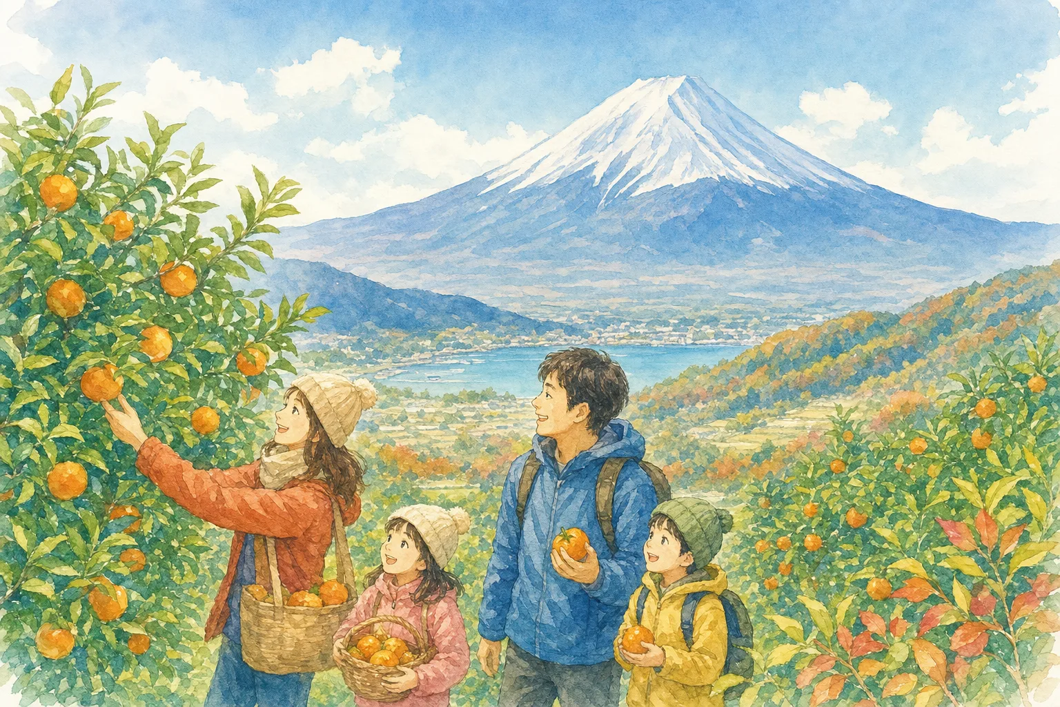 2026年 小坂みかん共同農園(みかん狩り)の味覚狩り 1日満喫コース