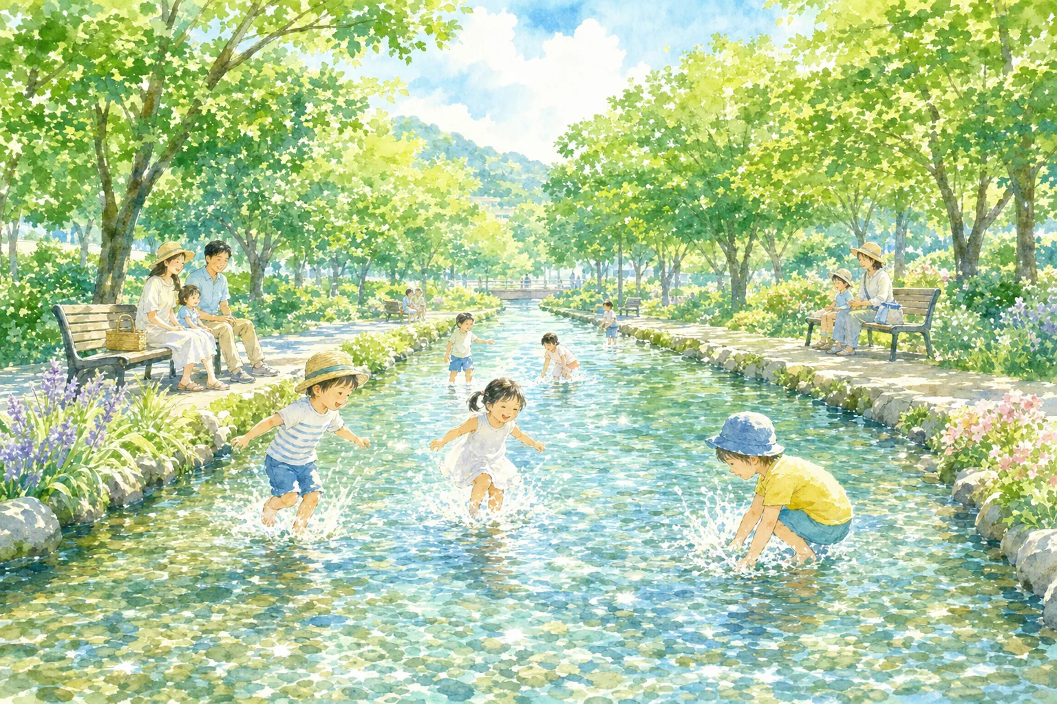 2026年 曳舟川親水公園 水遊び場 1日満喫コース